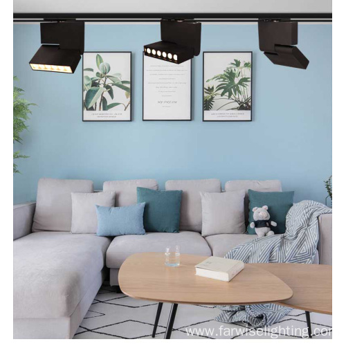 modular linear light adjustable pendant grille light